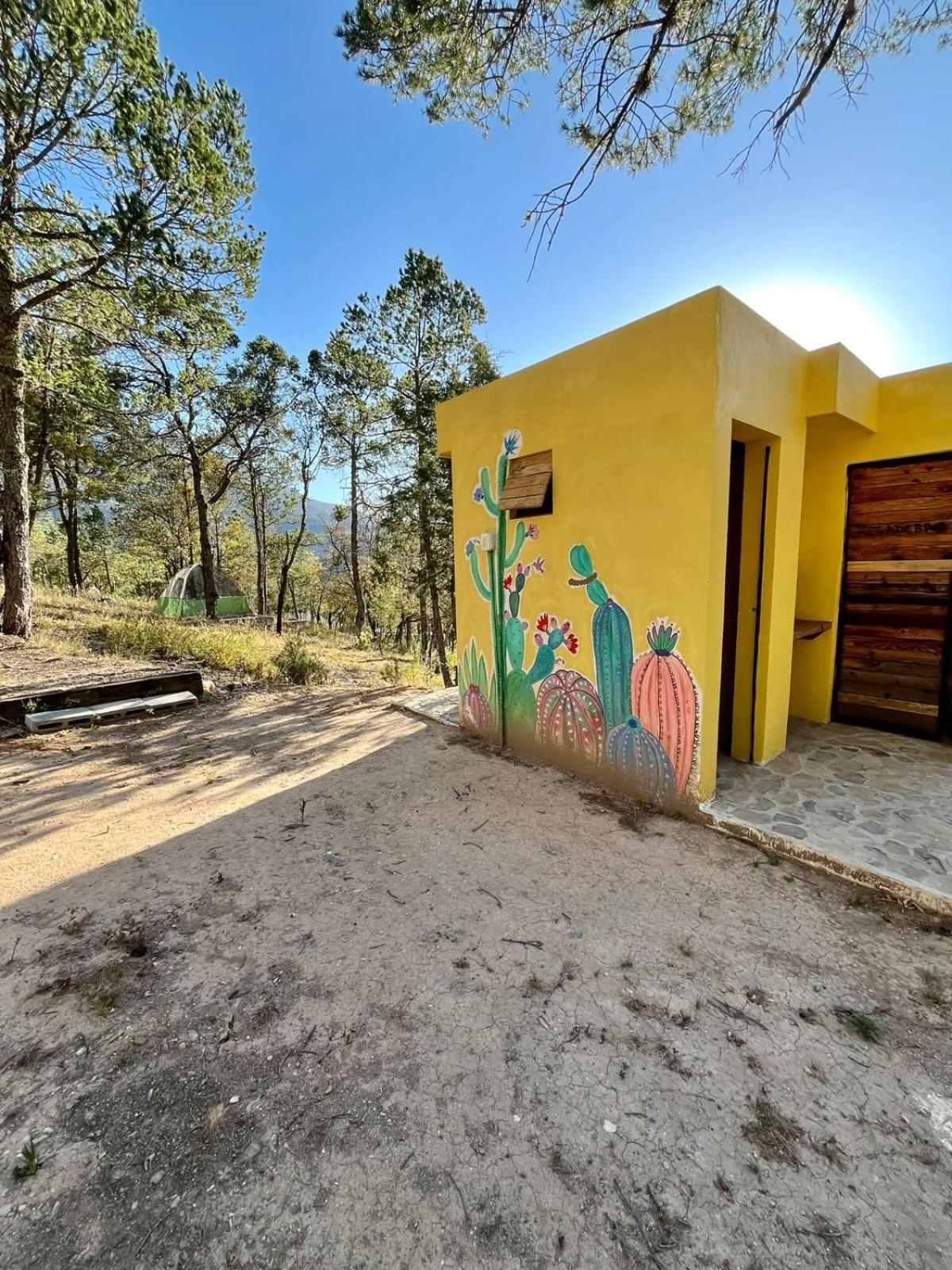 Camping En La Sierra De Arteaga Los Lirios Eksteriør bilde