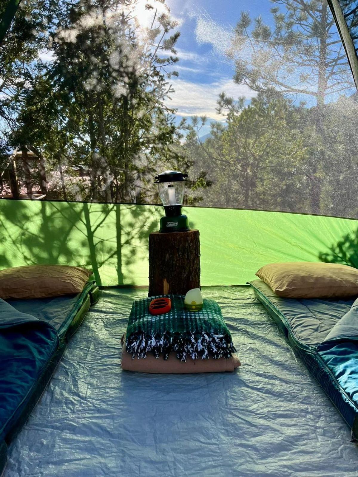Camping En La Sierra De Arteaga Los Lirios Eksteriør bilde