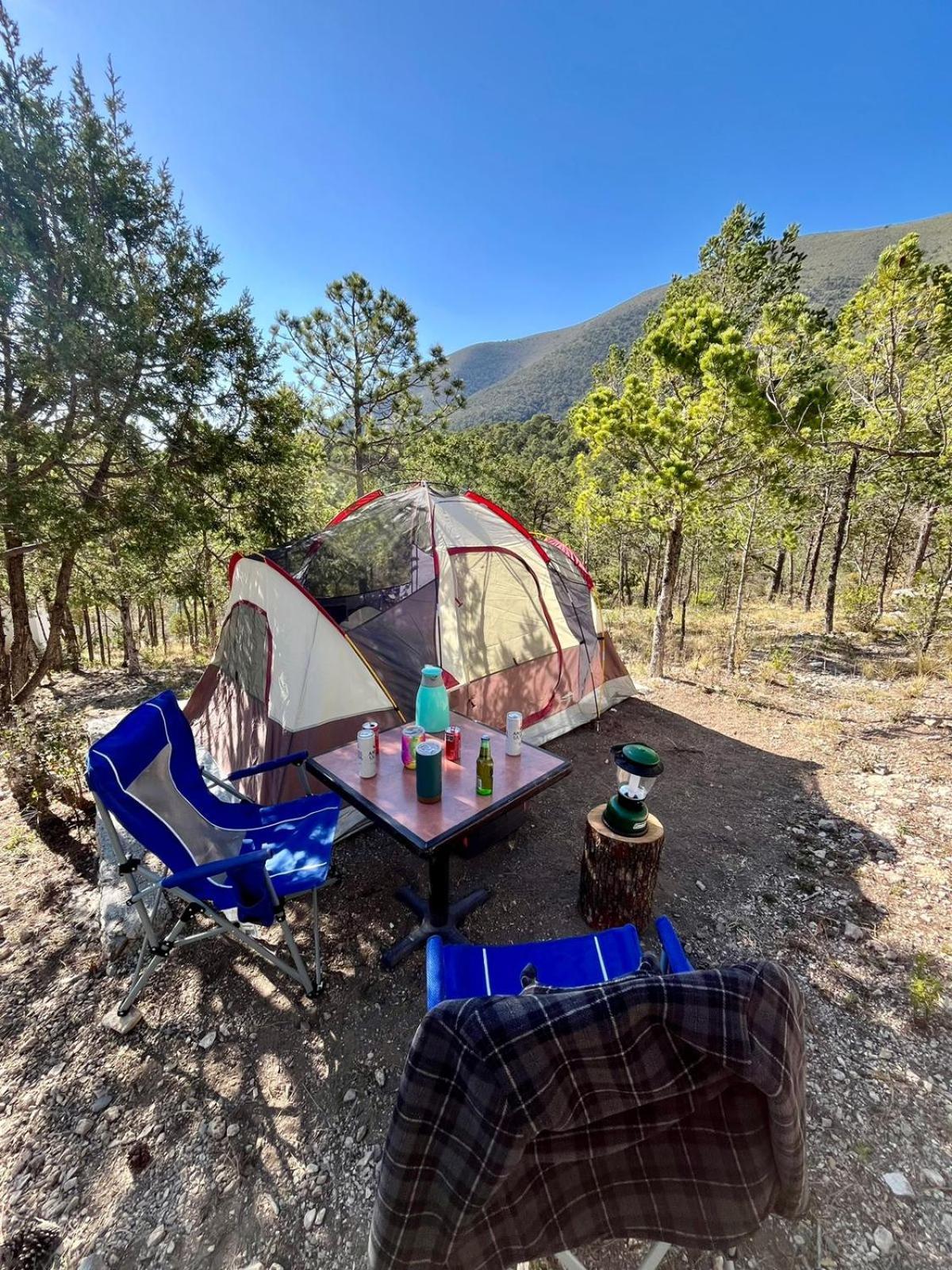 Camping En La Sierra De Arteaga Los Lirios Eksteriør bilde